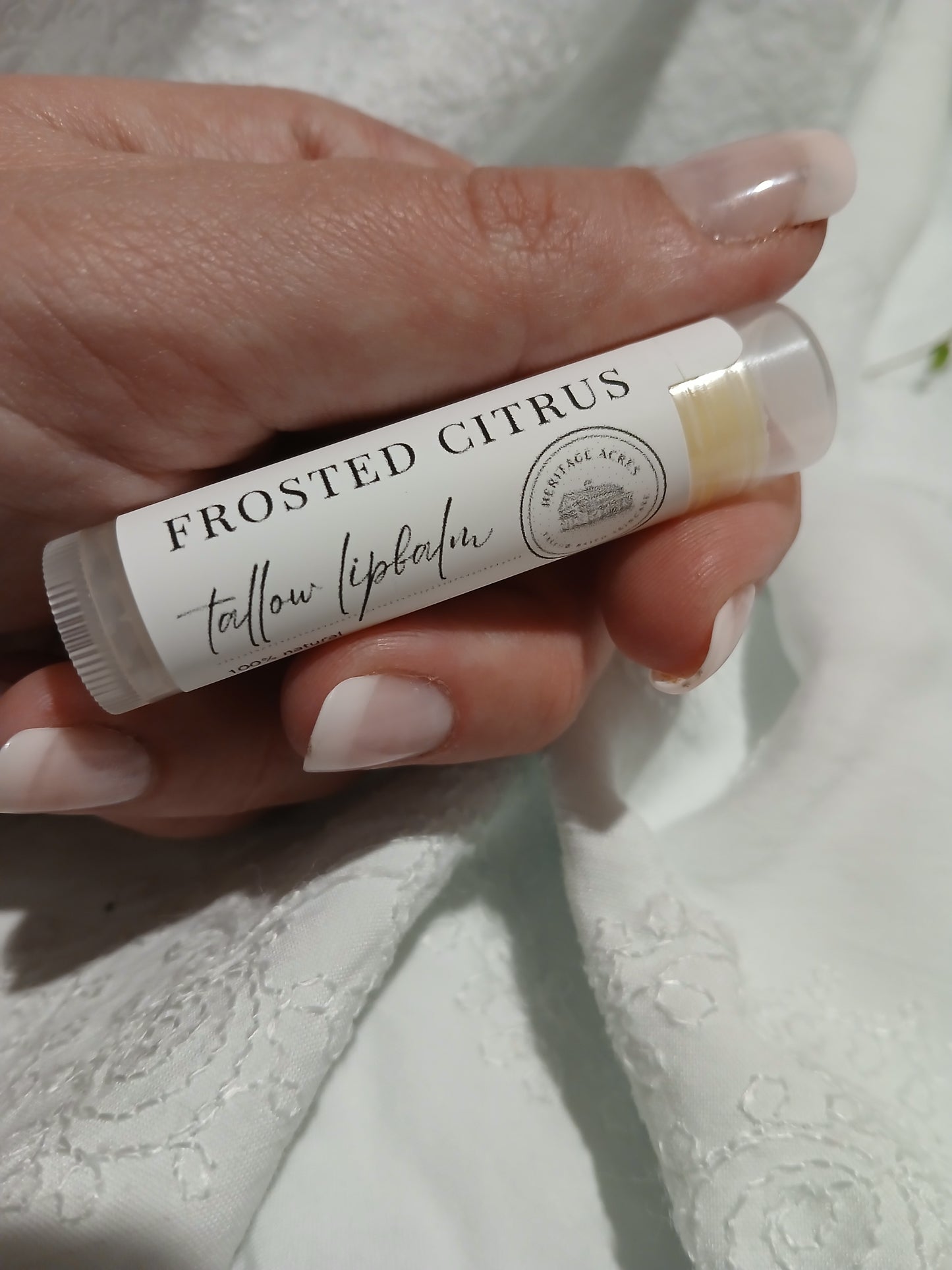 Frosted Citrus Lip Balm