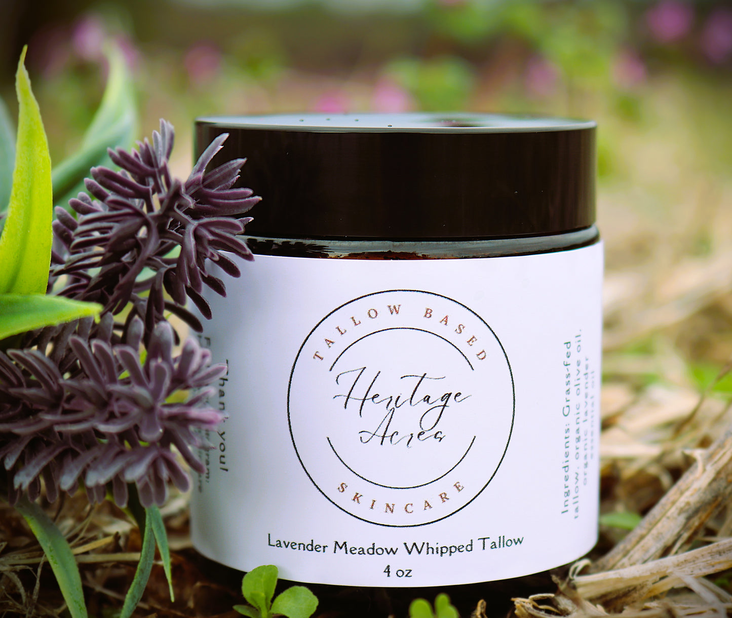 Lavender Meadow Whipped Tallow 4 oz